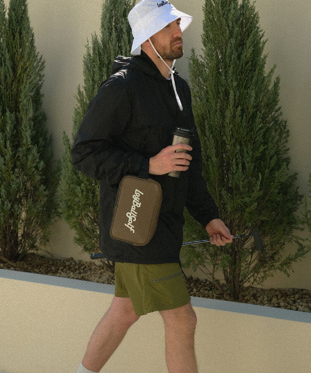 로이볼 골프(LOYBALLGOLF) POUCH - Brown