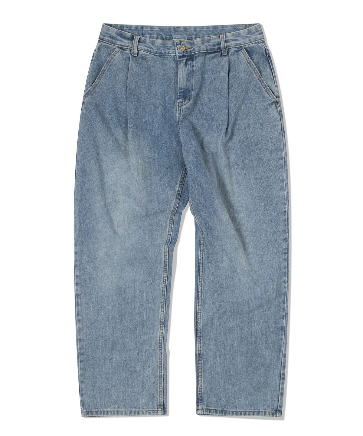디 그랜드 마틴(DE GRAND MATIN) WIDE ONE TUCK DENIM PANTS_LIGHT BLUE