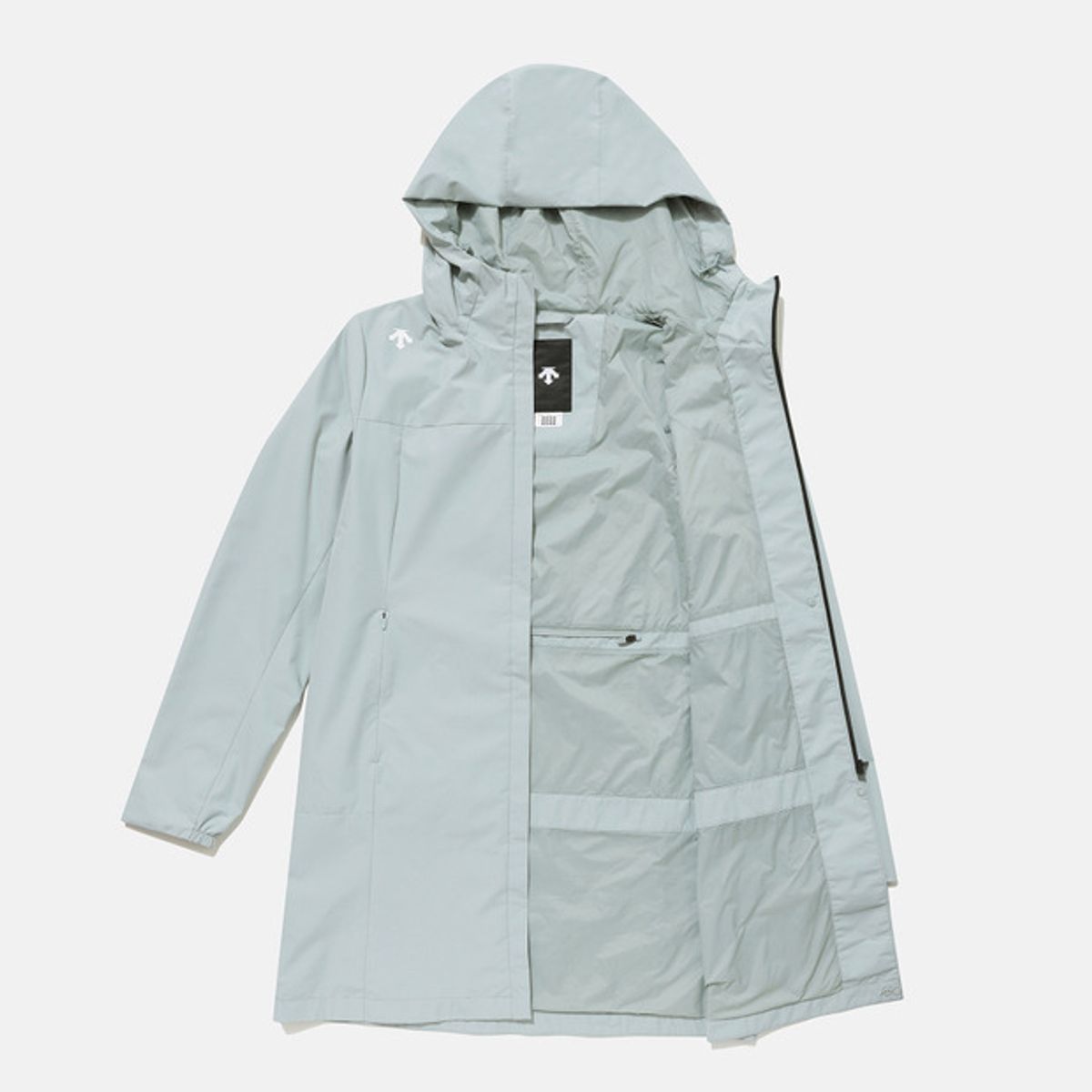 데상트(DESCENTE) 여성 러닝 폴더블 R.T.O 자켓 민트 그레이(SO322RJK93)