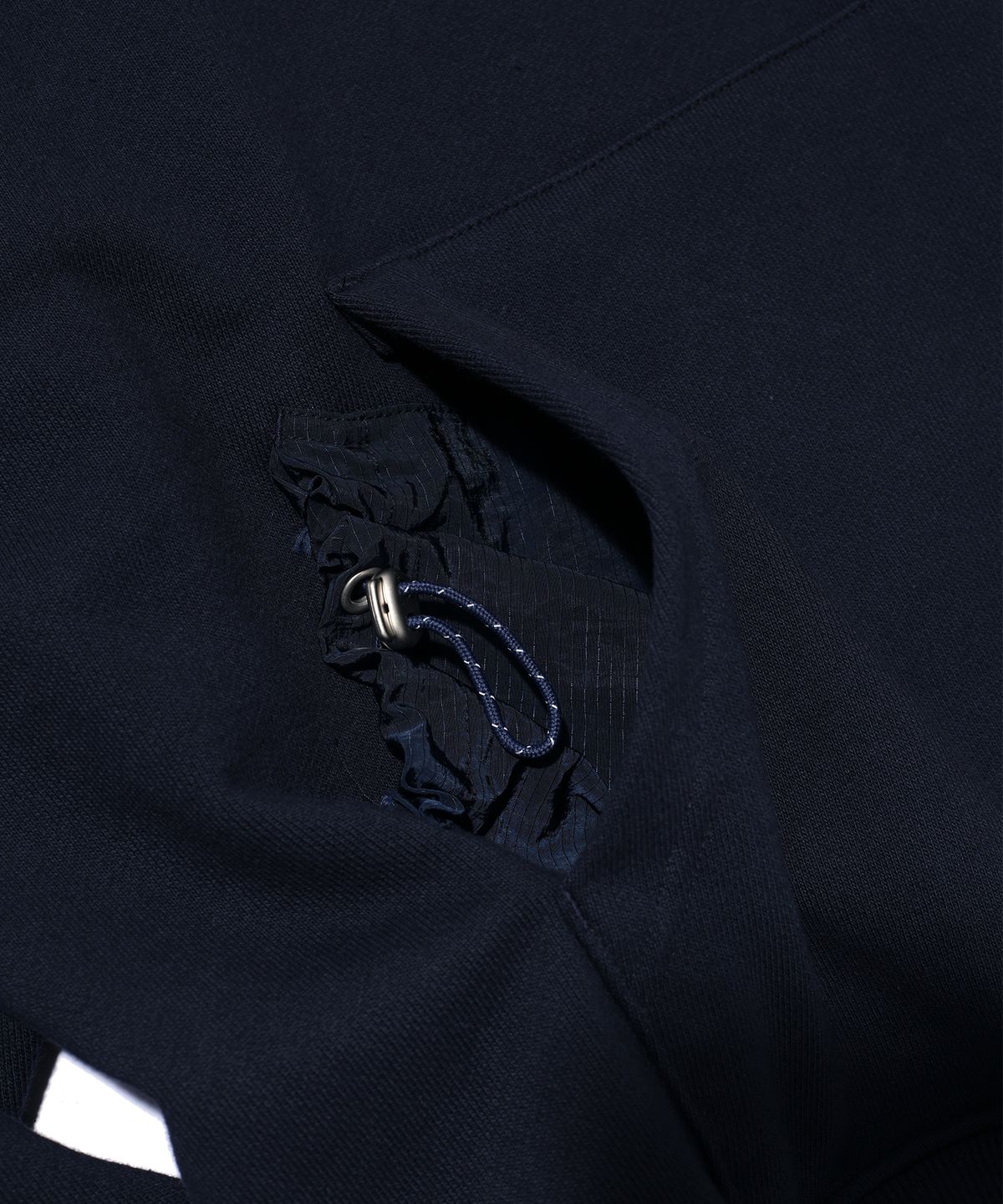 사운즈라이프(SOUNDSLIFE) CTR METAL RIPSTOP HOODIE PULLOVER Navy