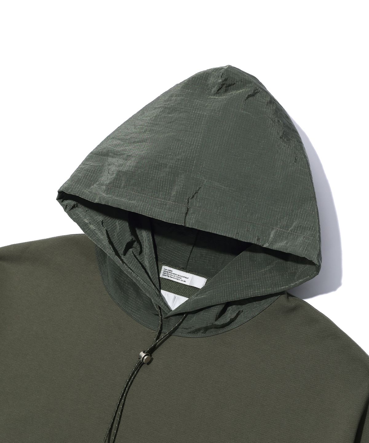 사운즈라이프(SOUNDSLIFE) CTR METAL RIPSTOP HOODIE PULLOVER Khaki