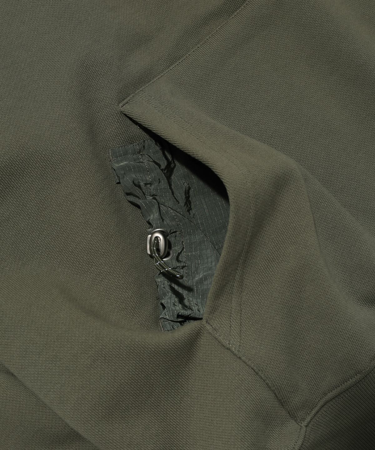 사운즈라이프(SOUNDSLIFE) CTR METAL RIPSTOP HOODIE PULLOVER Khaki