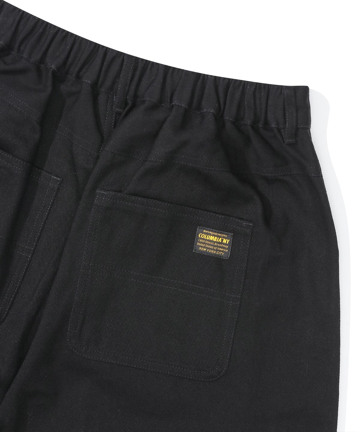 컬럼비아 유니버시티(COLUMBIA UNIVERSITY) M-LABEL WIDE-FIT CUTLINE PANTS 블랙