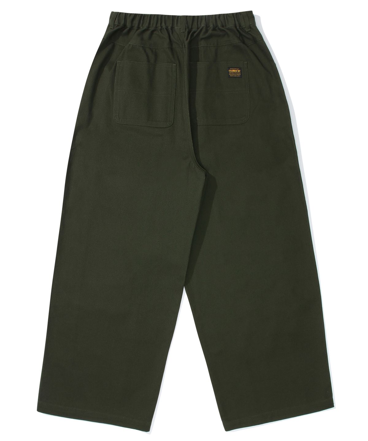 컬럼비아 유니버시티(COLUMBIA UNIVERSITY) M-LABEL WIDE-FIT CUTLINE PANTS 다크카키
