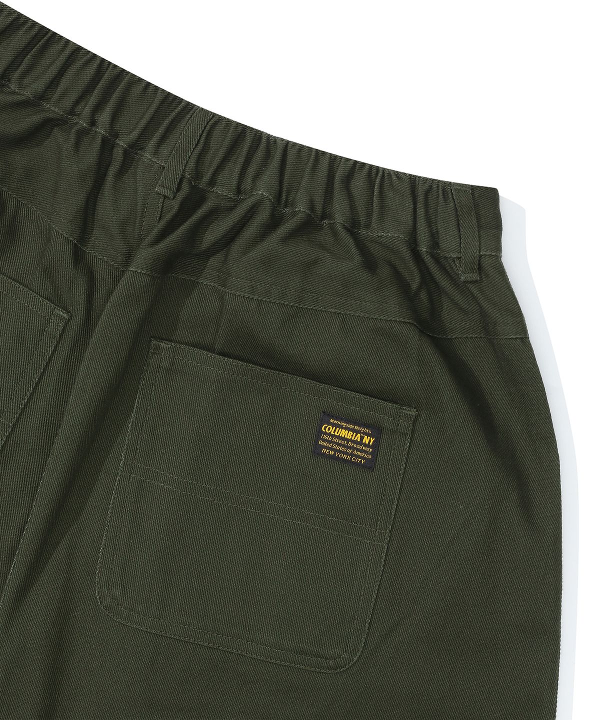 컬럼비아 유니버시티(COLUMBIA UNIVERSITY) M-LABEL WIDE-FIT CUTLINE PANTS 다크카키