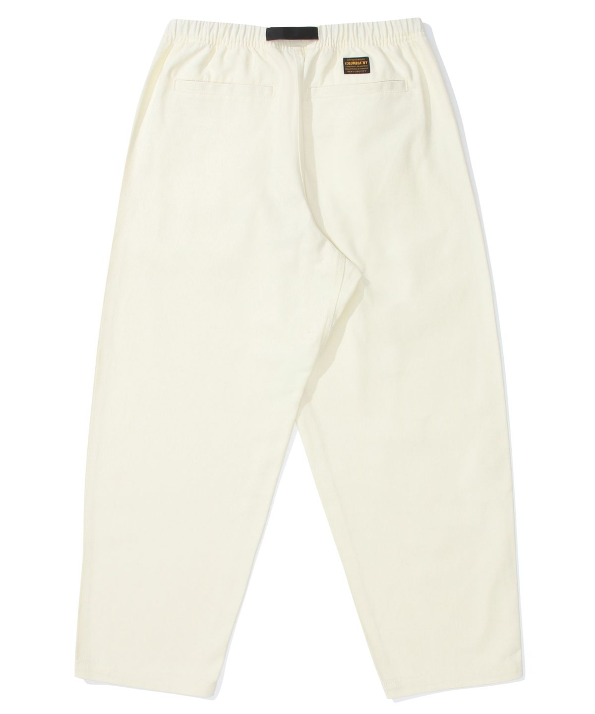 컬럼비아 유니버시티(COLUMBIA UNIVERSITY) M-LABEL LOOSE-FIT BELTED PANTS 크림