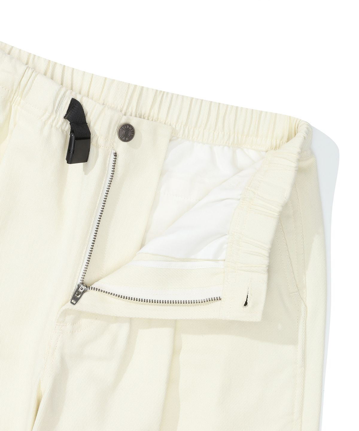 컬럼비아 유니버시티(COLUMBIA UNIVERSITY) M-LABEL LOOSE-FIT BELTED PANTS 크림