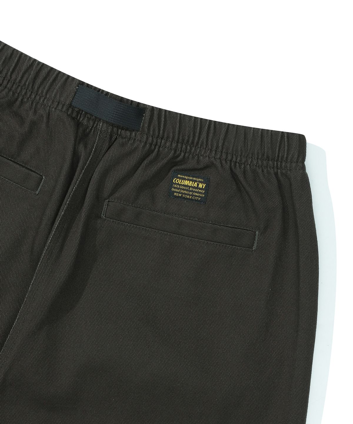 컬럼비아 유니버시티(COLUMBIA UNIVERSITY) M-LABEL LOOSE-FIT BELTED PANTS 슬레이트블랙