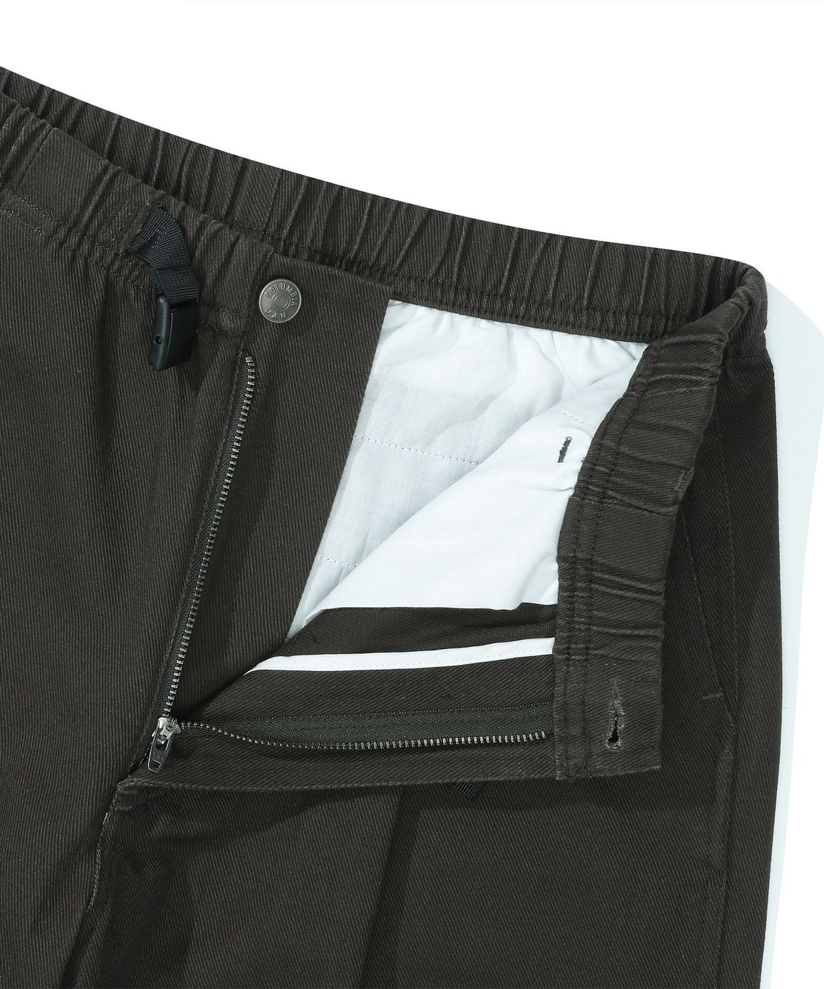 컬럼비아 유니버시티(COLUMBIA UNIVERSITY) M-LABEL LOOSE-FIT BELTED PANTS 슬레이트블랙
