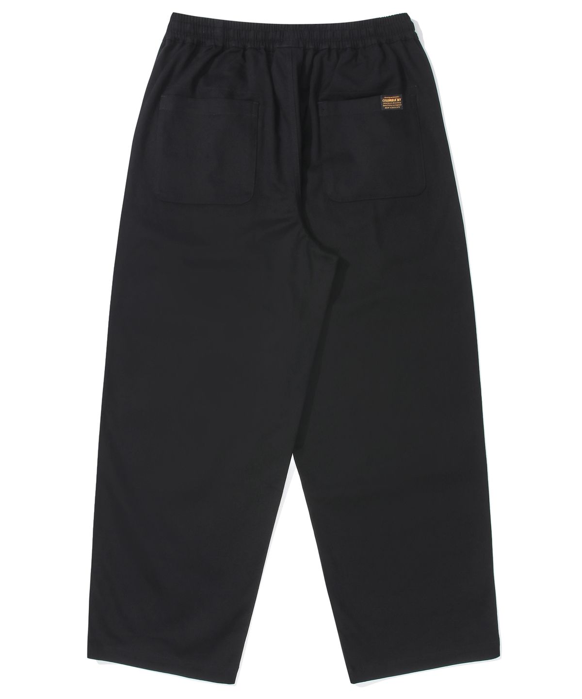 컬럼비아 유니버시티(COLUMBIA UNIVERSITY) M-LABEL LOOSE-FIT PINTUCK PANTS 블랙