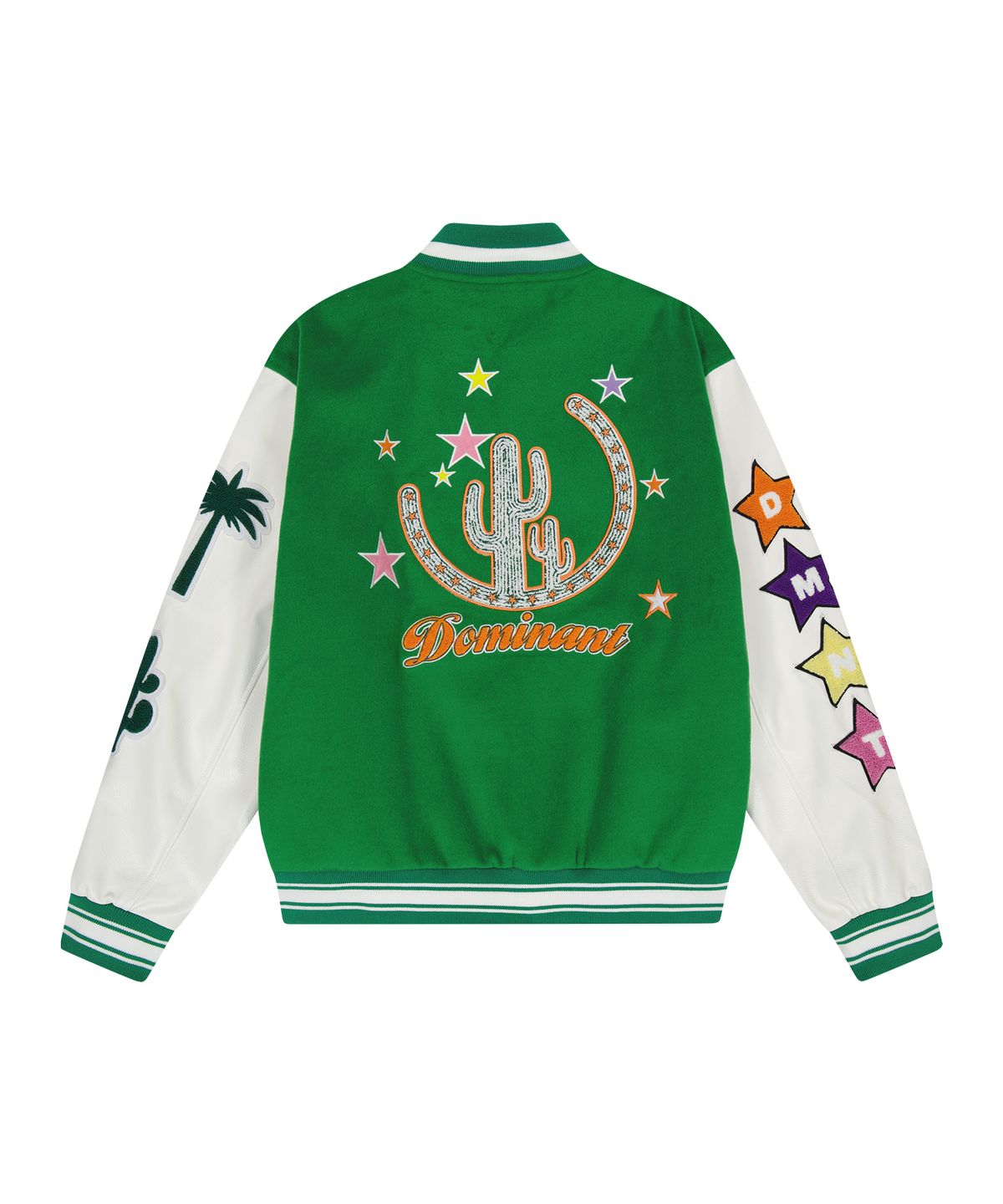 도미넌트(DOMINANT) Cactus Varsity Jacket_Green