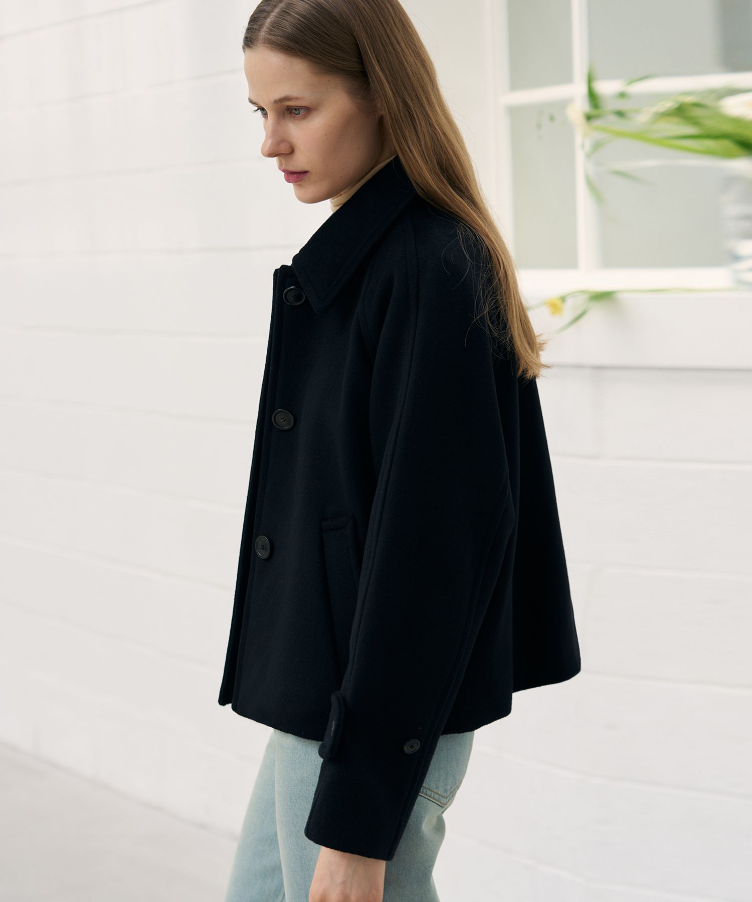 MUSINSA公式 | DRAWFIT WOMEN ソフトカシミヤレグランショートコート