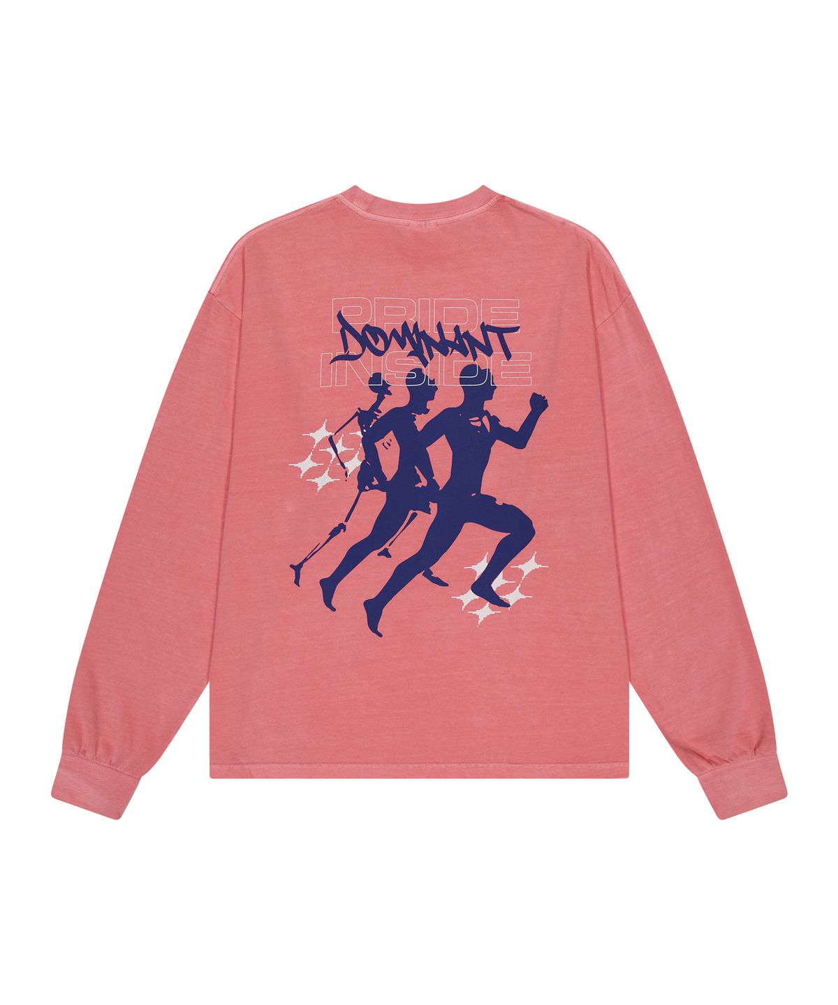 도미넌트(DOMINANT) [16s Cotton]RP Pigment Washing Long Sleeve_Blossom Pink