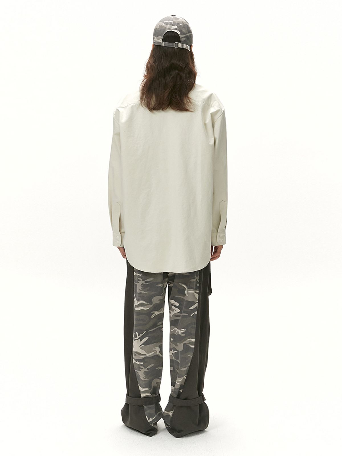 모어댄파라다이스(MORE THAN PARADISE) CAMO POCKET PANTS - CHARCOAL
