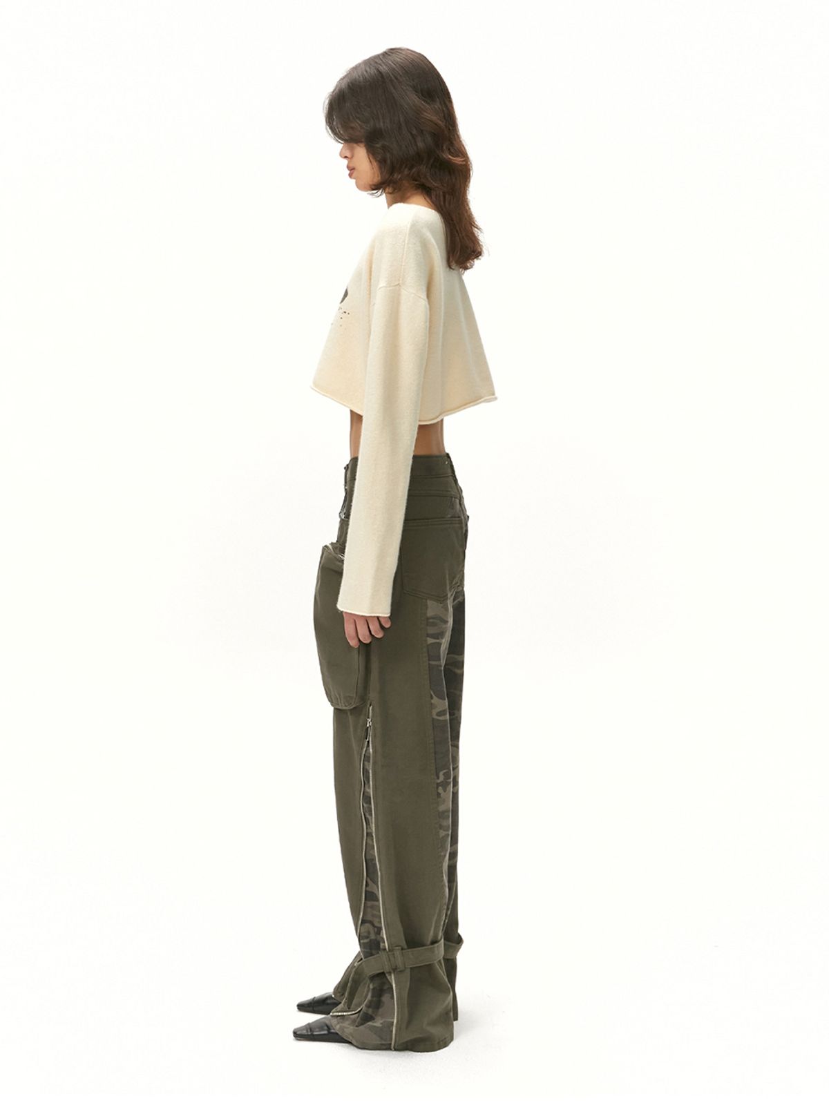 모어댄파라다이스(MORE THAN PARADISE) CAMO POCKET PANTS - KHAKI