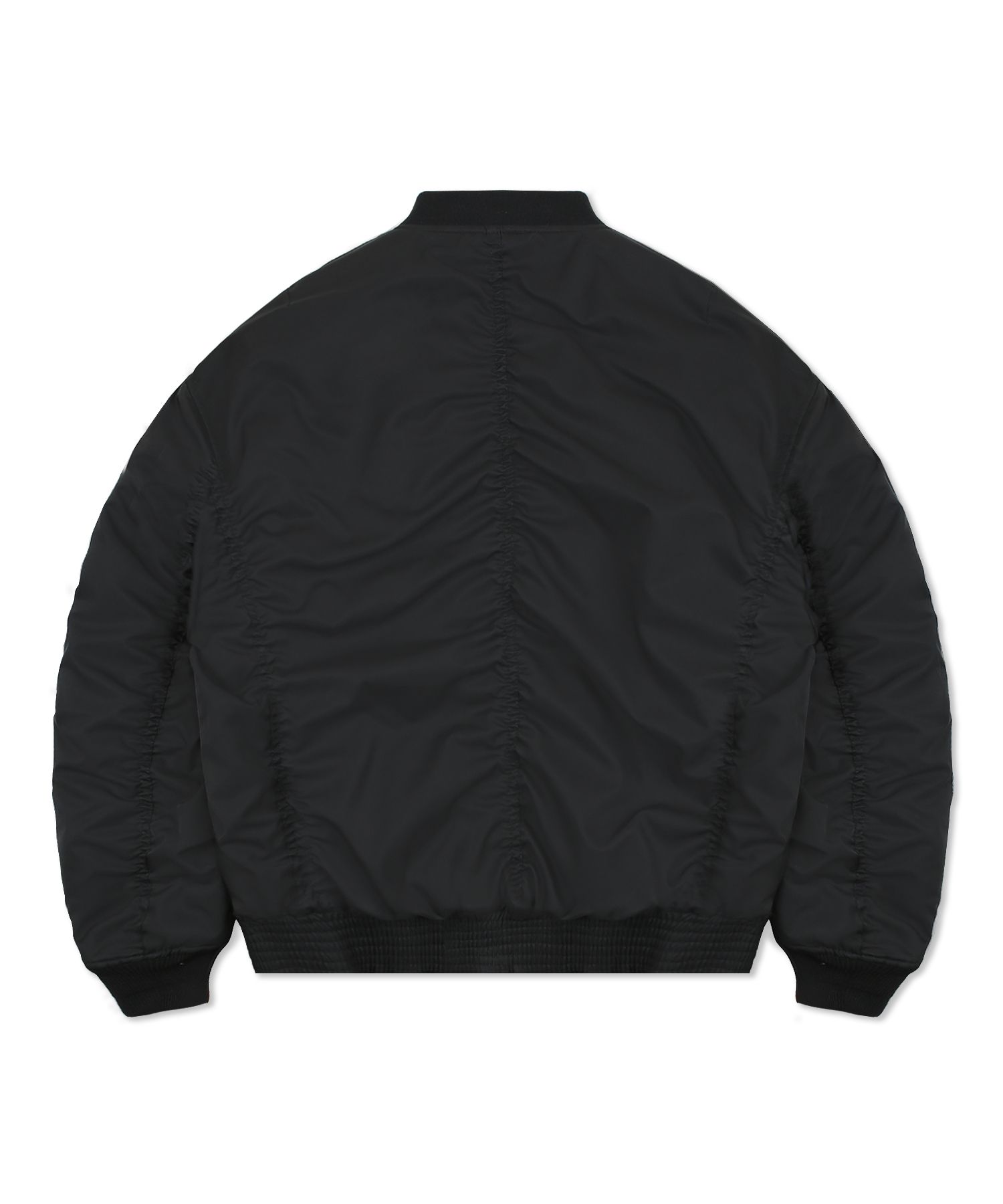 アウターその他 XTONZ XJ106 Quinton pleated shirring MA1 jacket BLACK XJ106B MUSINSA | XTONZ XJ106 Quinton Pleated Shirring MA-1 Jacket