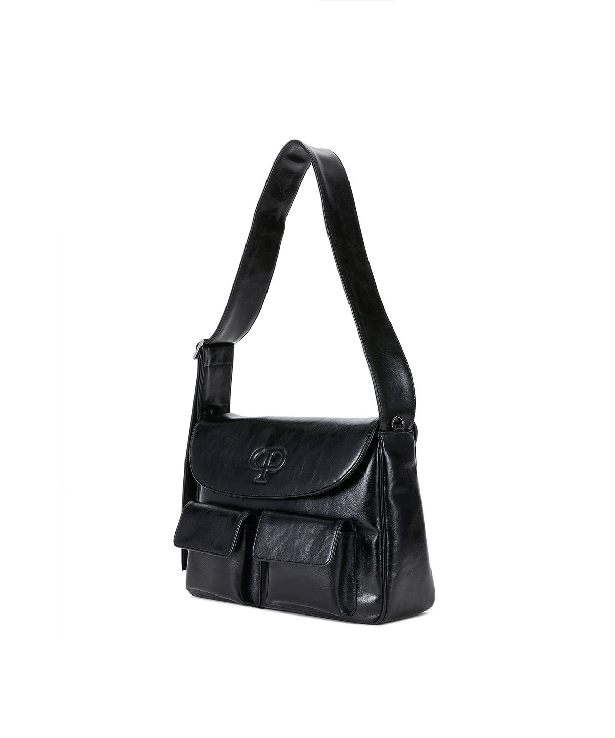 크리스틴프로젝트(CHRISTINE PROJECT) POST POCKET BAG(BLACK PEPPER)