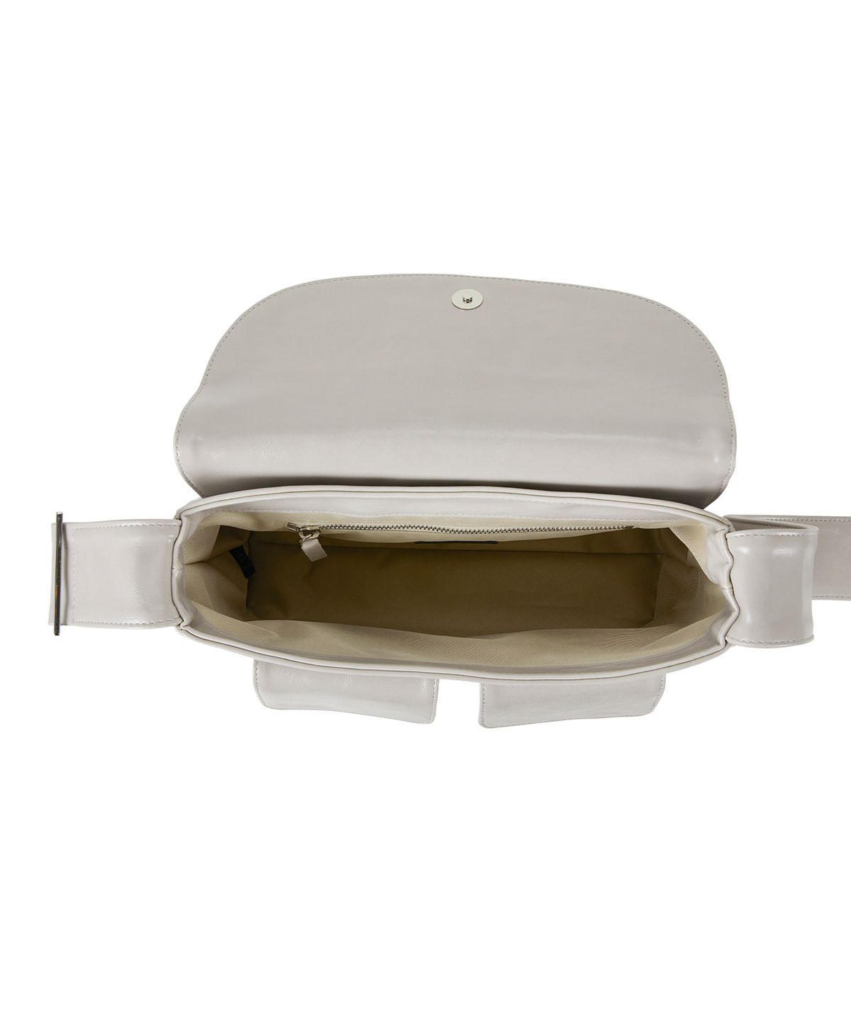 크리스틴프로젝트(CHRISTINE PROJECT) POST POCKET BAG(CREAMY OYSTER)
