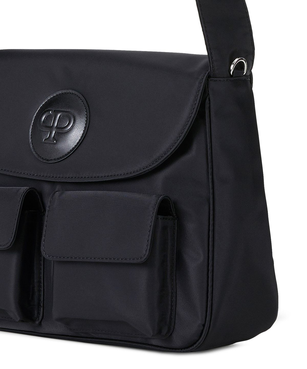 크리스틴프로젝트(CHRISTINE PROJECT) POST NYLON POCKET BAG(BLACK PEPPER)