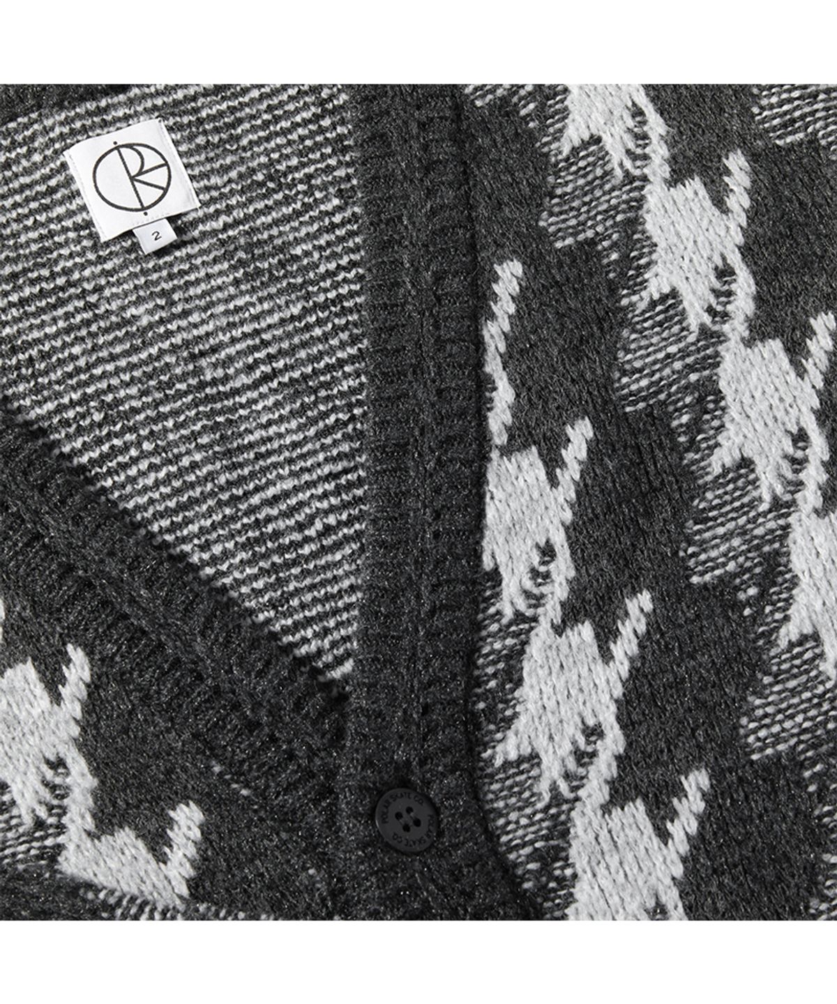 폴라(POLAR) Louis Cardigan Houndstooth - Grey