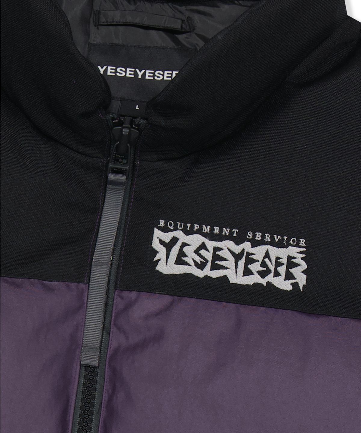 예스아이씨(YESEYESEE) Hooligans Down Vest Purple