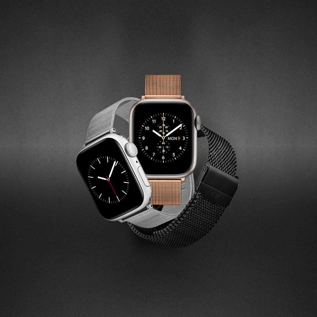 다니엘 웰링턴(DANIEL WELLINGTON) SMARTWATCH MESH STRAP 애플워치 밀레니즈 메탈밴드