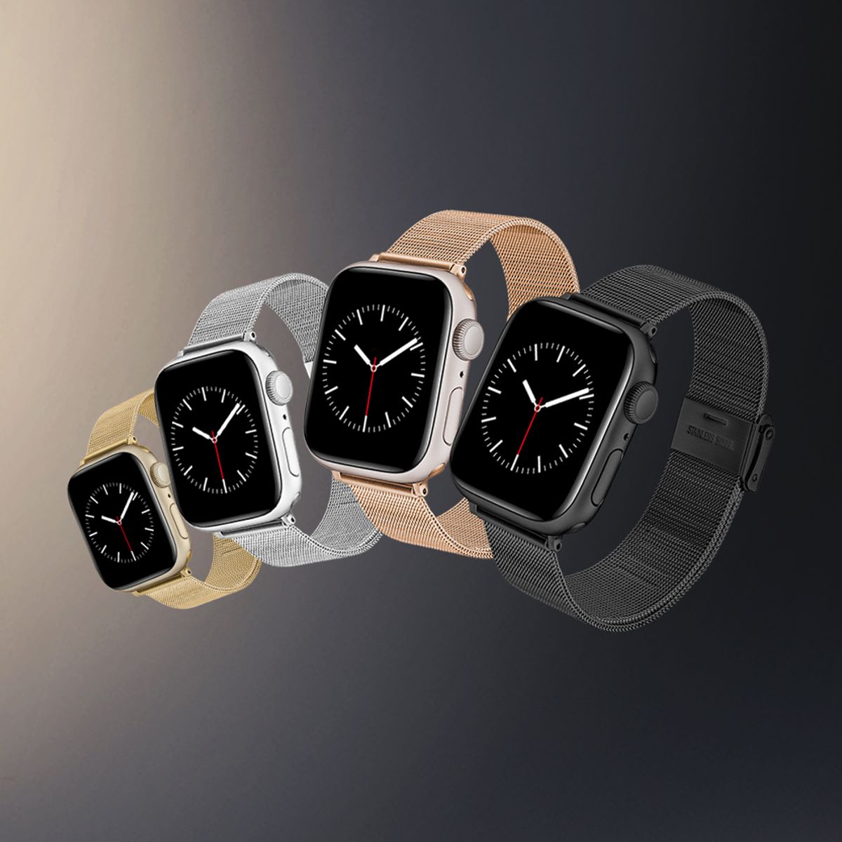 다니엘 웰링턴(DANIEL WELLINGTON) SMARTWATCH MESH STRAP 애플워치 밀레니즈 메탈밴드