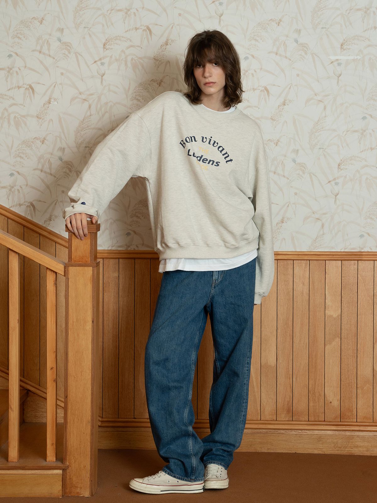 탭루덴스(TABBLUDENS) Bon Vivant Crewneck_Oatmeal