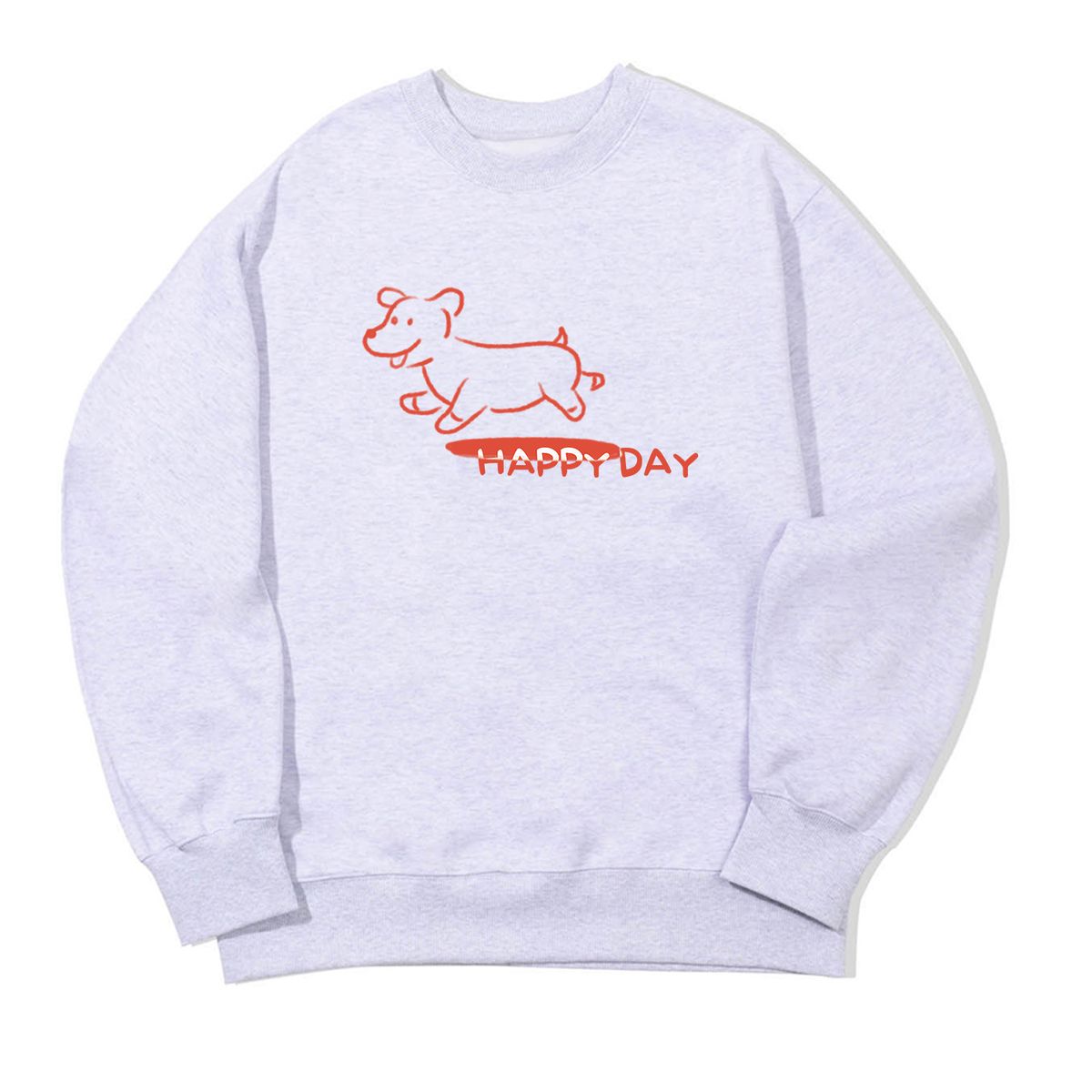 어썸어스(AWESOMEUS) (23FW)HAPPY DAY DOG SWEAT SHIRTS_3 COLOR