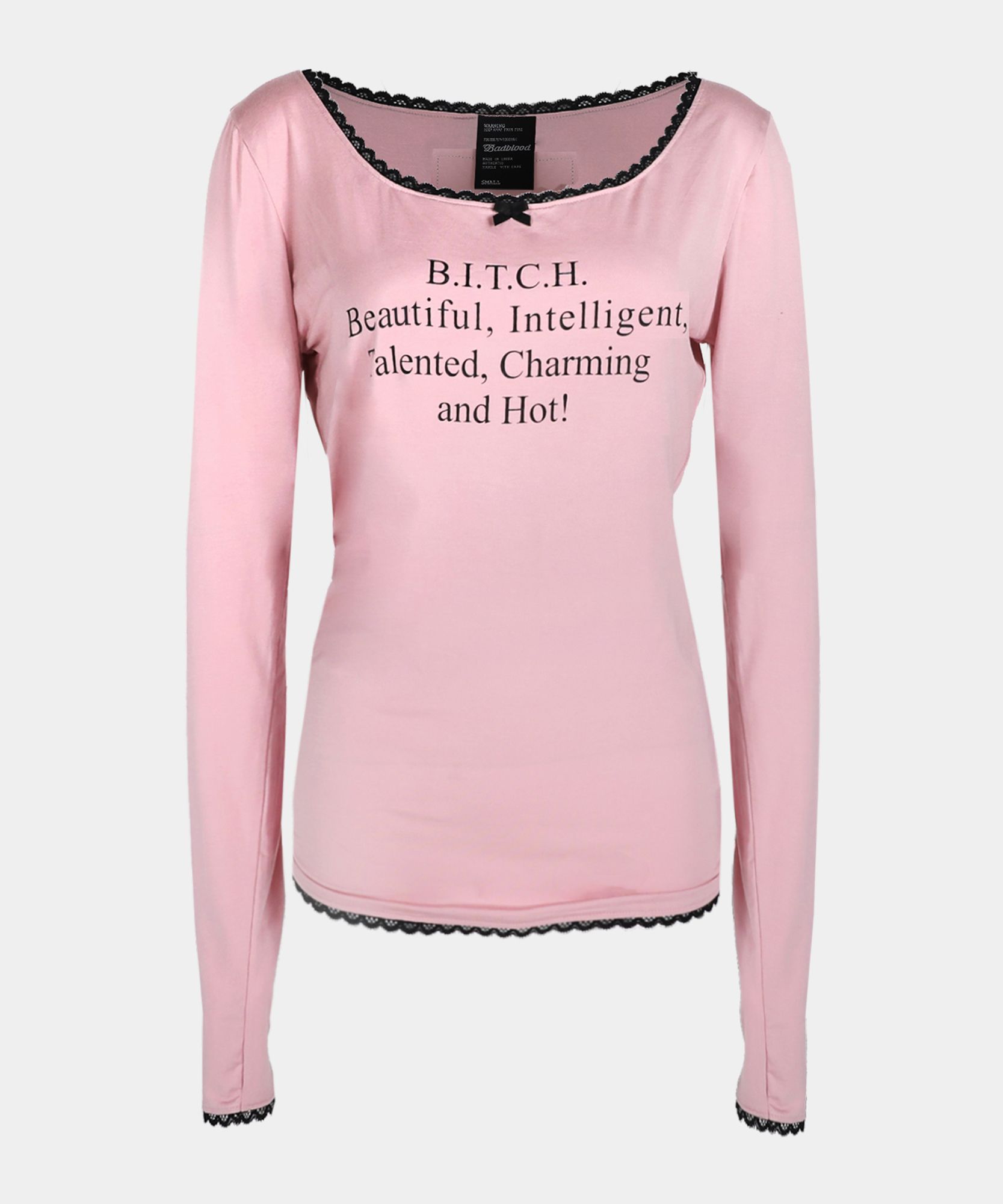 ★韓国人気★BADBLOOD★Charming & Hot Long Sleeve Loose Fit MUSINSA | BADBLOOD Charming & Hot Long Sleeve Loose Fit – Pink
