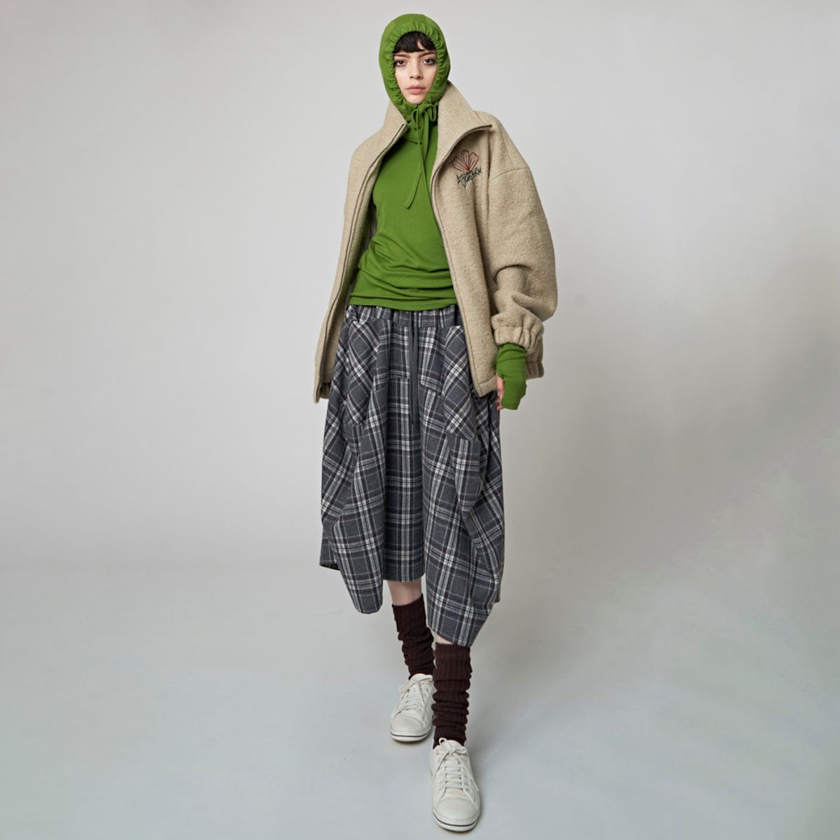애스플래폼(ATHPLATFORM) AW32TL06 보닛 2 in 1 탑_그린