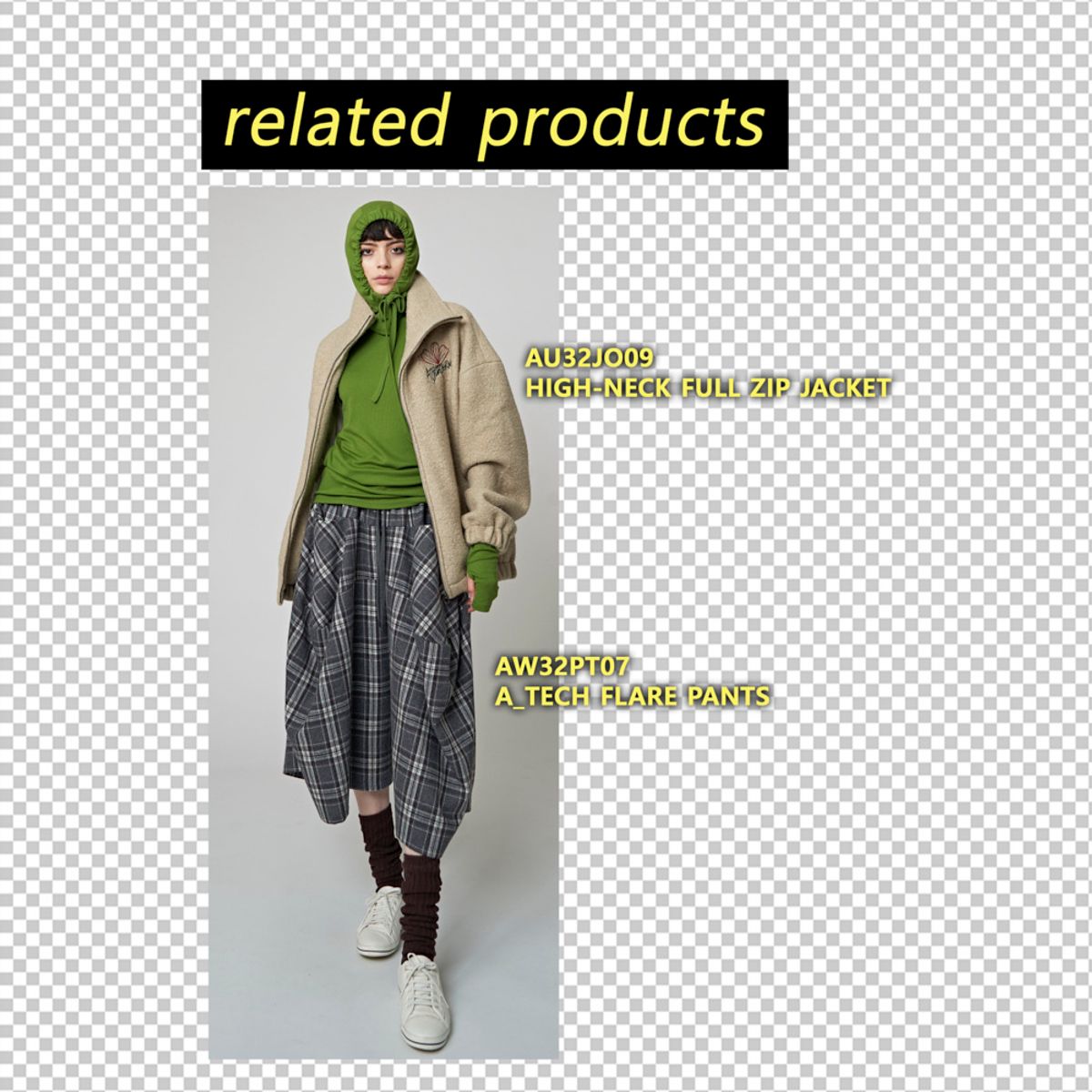 애스플래폼(ATHPLATFORM) AW32TL06 보닛 2 in 1 탑_그린