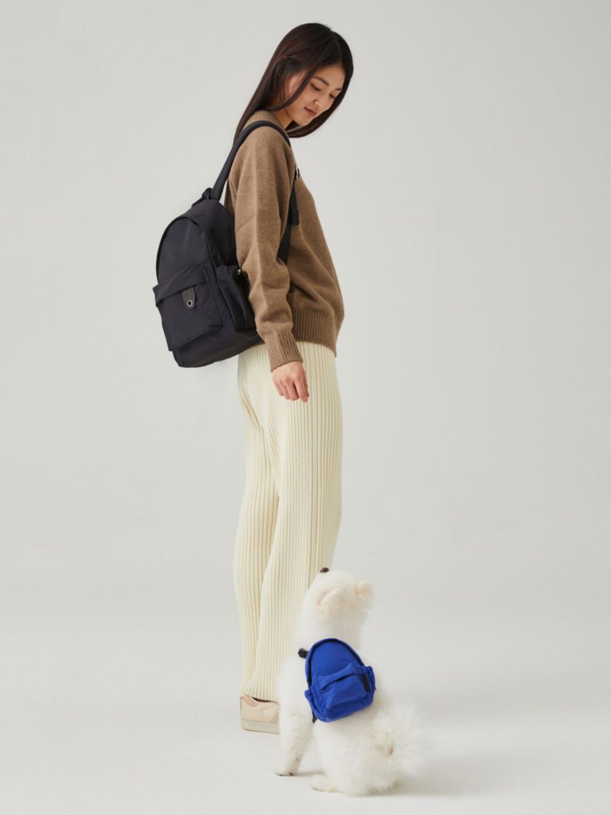 조셉앤스테이시(JOSEPH&STACEY) Daily Pocket Mini Backpack Blue
