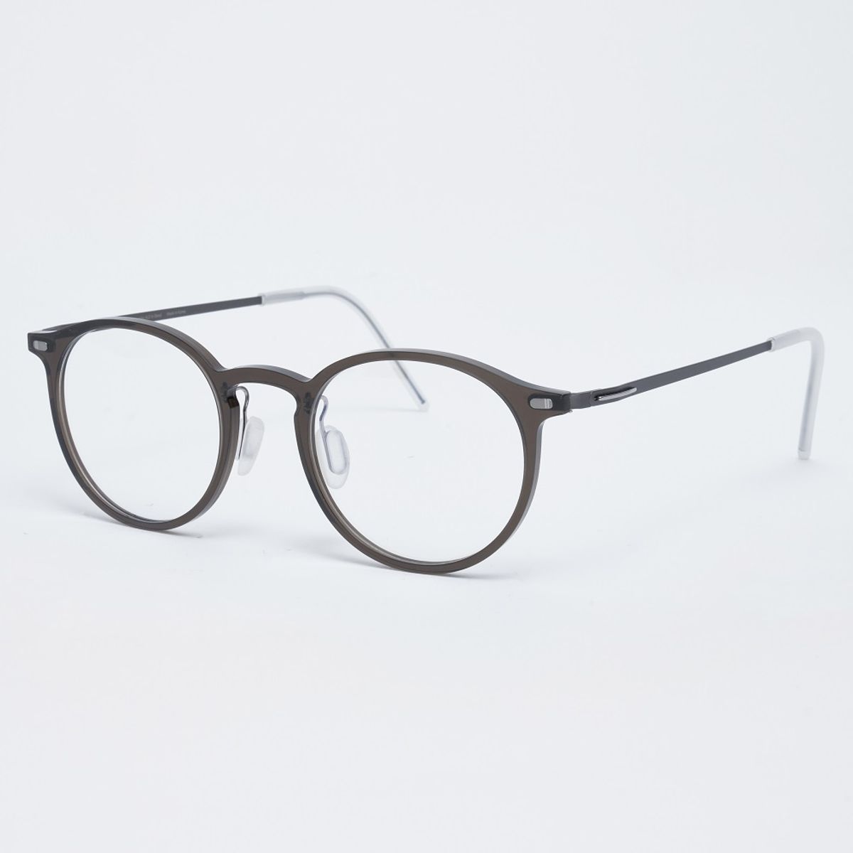 알로아이웨어(ALO EYEWEAR) [The air] AL5301 0910G 초경량 미니멀 라운드 블랙 안경테 블루라이트 렌즈 선택