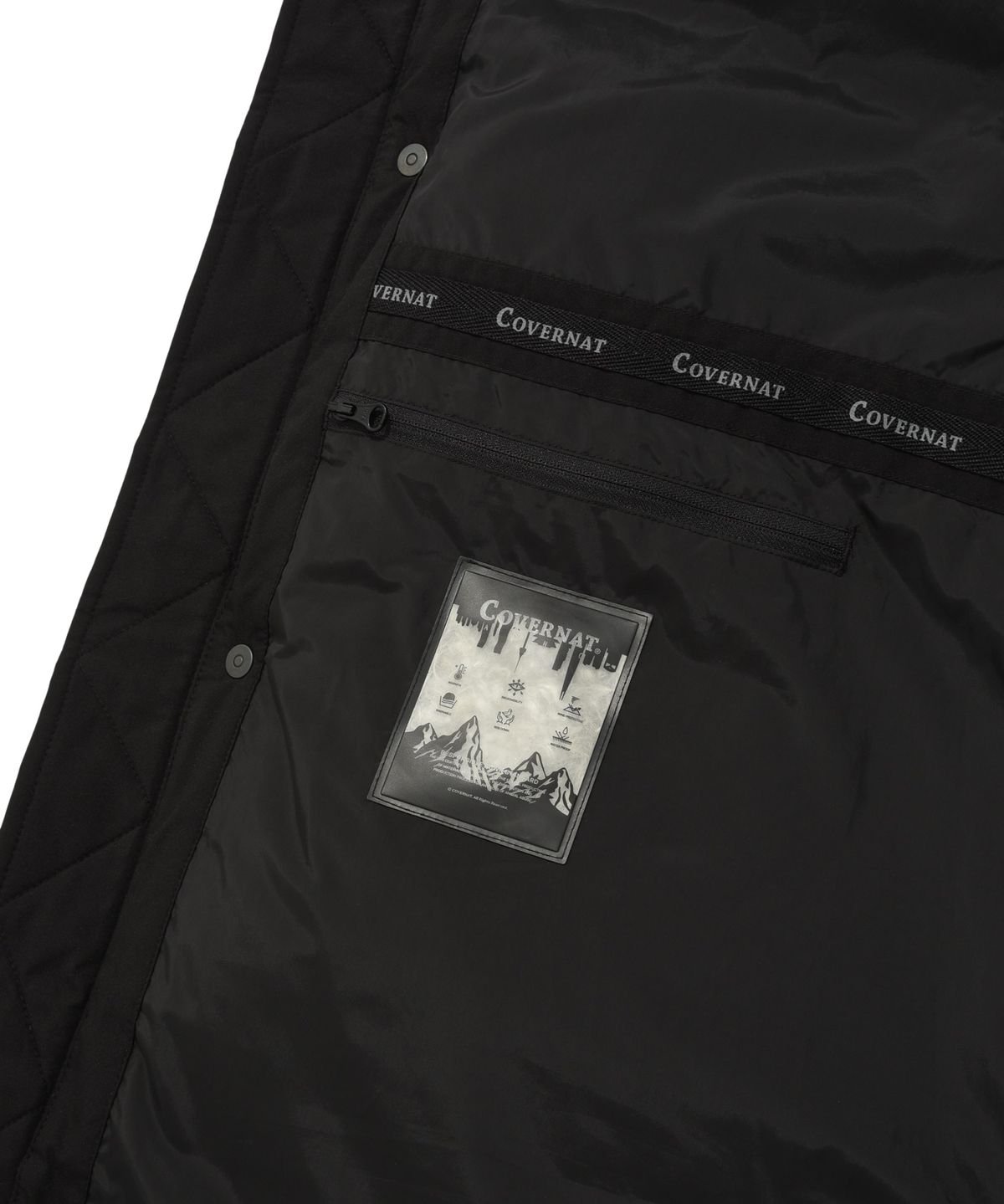 커버낫(COVERNAT) RDS 씨빅 롱 다운 파카 Black
