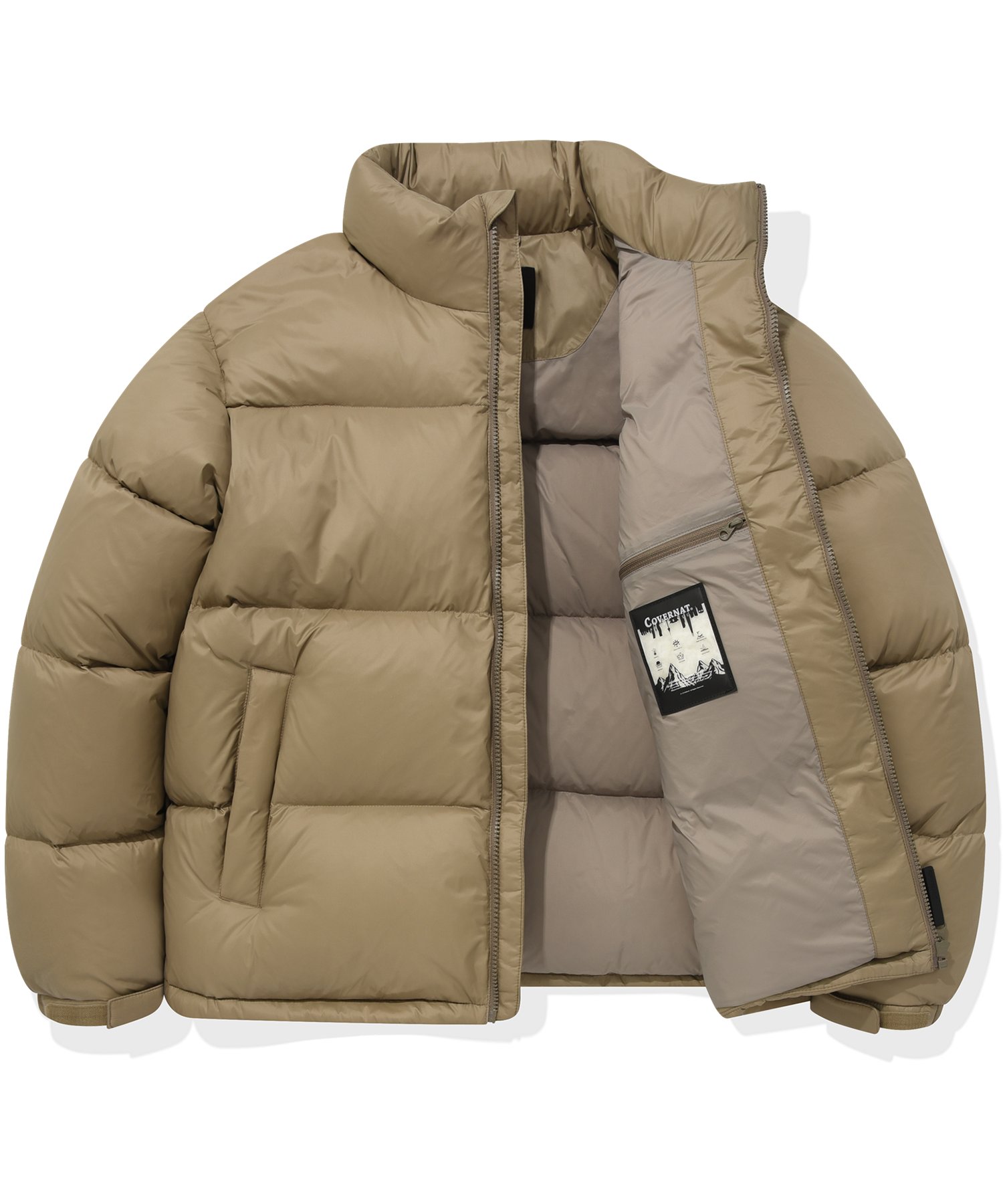 MUSINSA | COVERNAT RDS Civic Short Puffer Beige