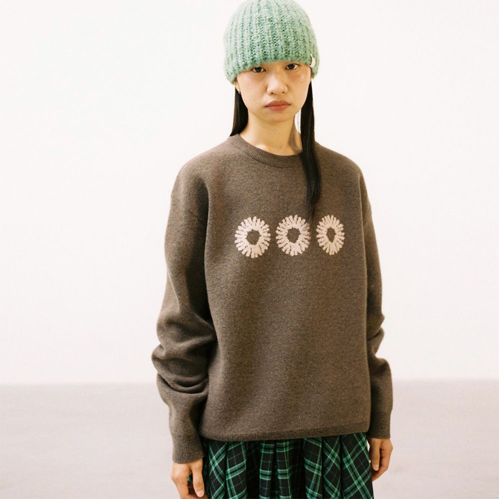 ニット・セーター *MUSINSA STANDARD* Minimal oversized crew neck knit mushroom MUSINSA | MUSINSA STANDARD Minimal Oversized Crew Neck Knit