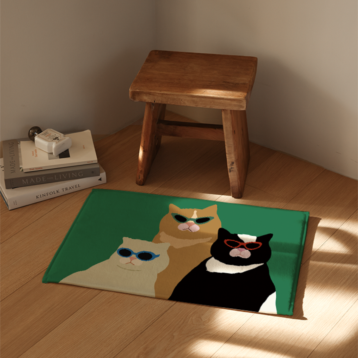 뚜누(TOUNOU) 홈브루아이디어클럽 작가, I see you_cat 발매트