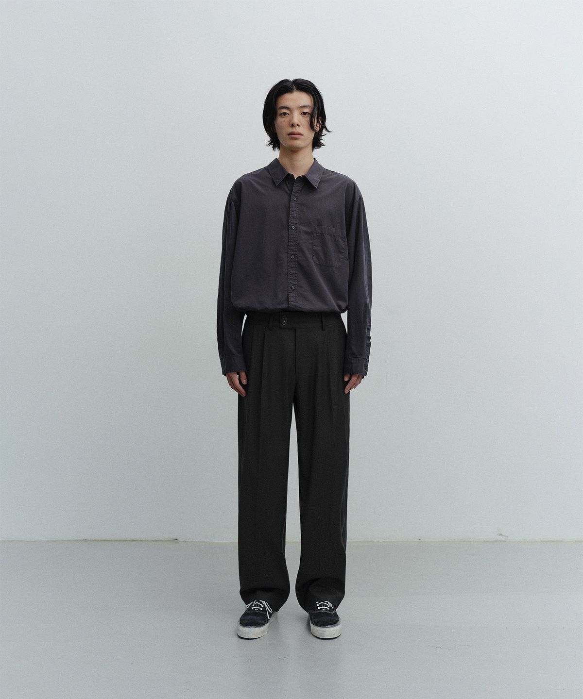 어나더 오피스(ANOTHER OFFICE) [AW] Santiago Slacks Standard (Black)