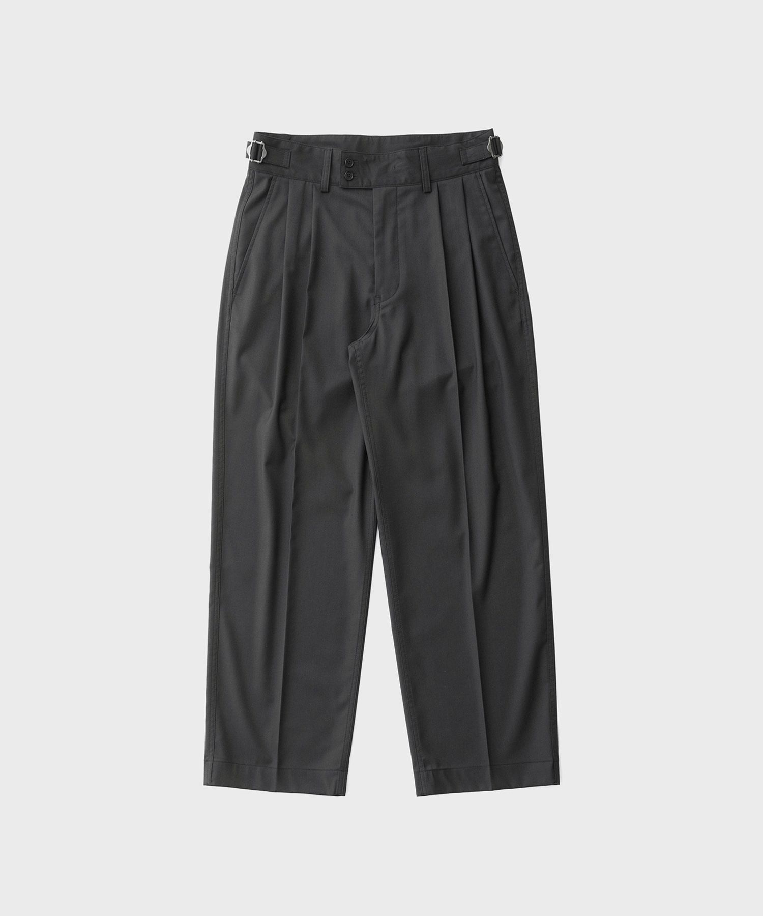 AnotherOffice santiago スラックス charcoal MUSINSA公式 | ANOTHER OFFICE Santiago Slacks Standard (Charcoal)