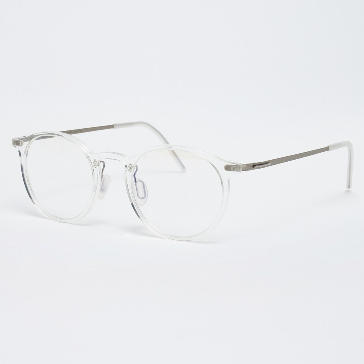 알로아이웨어(ALO EYEWEAR) [The air] AL5301 2011G 초경량 미니멀 라운드 투명클리어 안경테 블루라이트 렌즈 선택
