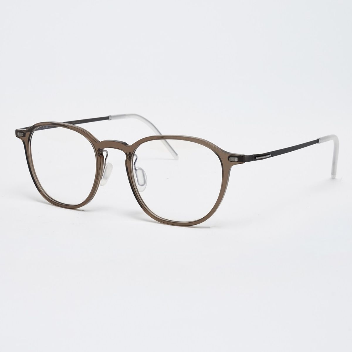 알로아이웨어(ALO EYEWEAR) [The air] AL5302 1010G 초경량 미니멀 스퀘어 카키그레이 안경테 블루라이트 렌즈 선택