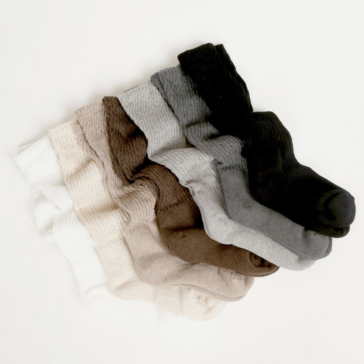 삭스에이(SOCKSA) [2켤레]U911 따뜻한 도톰 코지 골지 니트 롱 레그 워머 더블쿠션 156N 더블코튼 긴 양말 여자 보온 수족냉증 수면양말