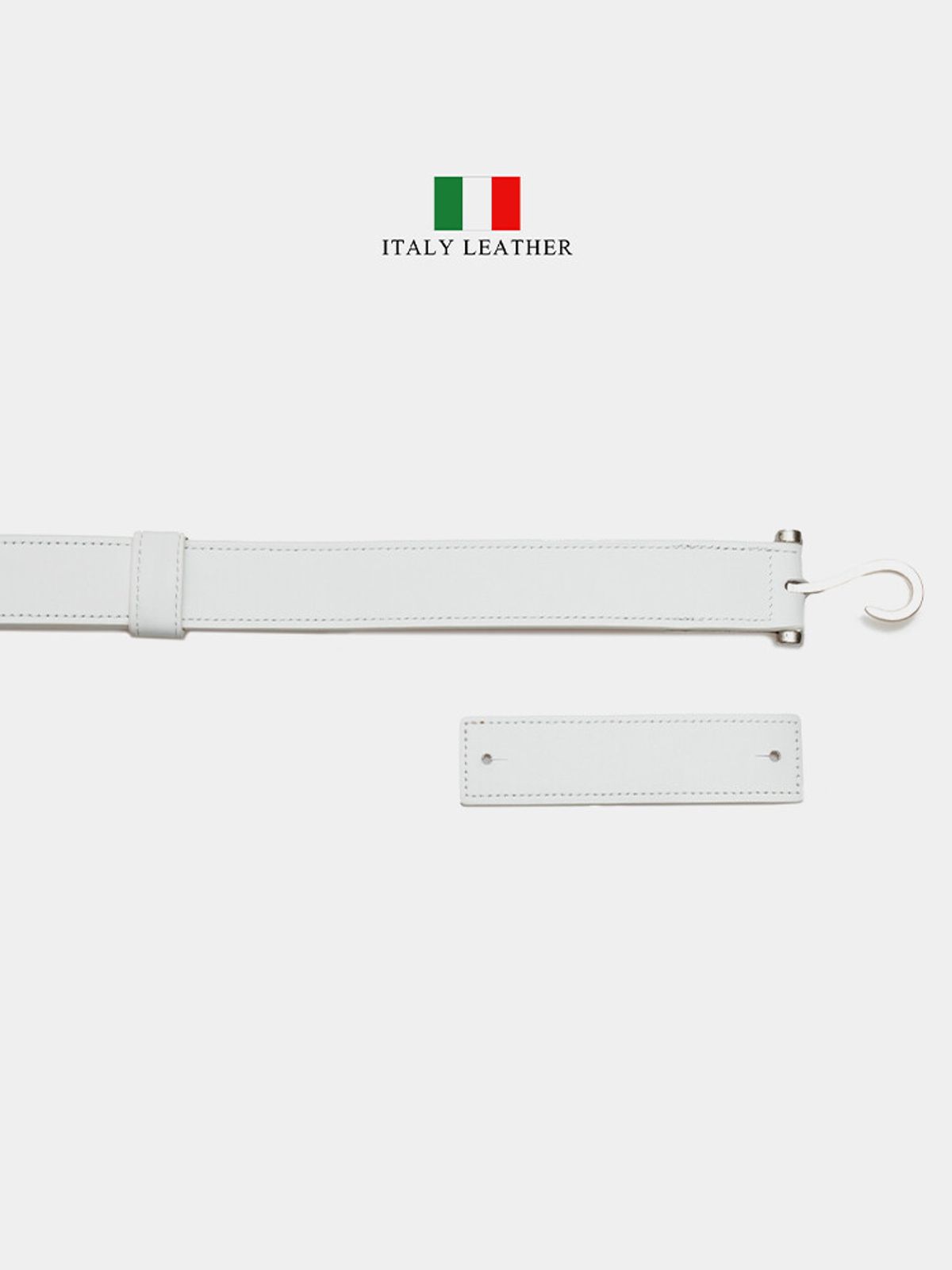 올클래식(ALLCLASSIC) ALCBT002 Hook Belt White