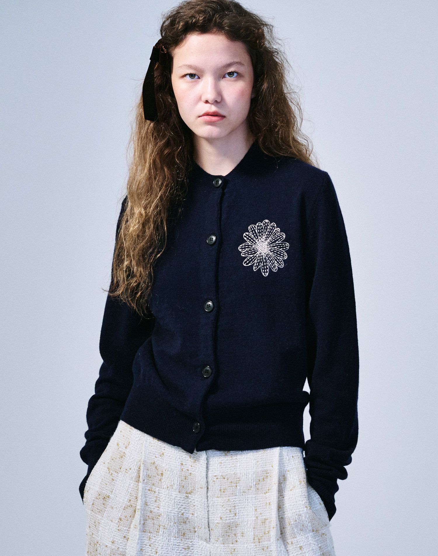 MUSINSA公式 | MARDI MERCREDI CASHMERE BLENDED CARDIGAN ROUND