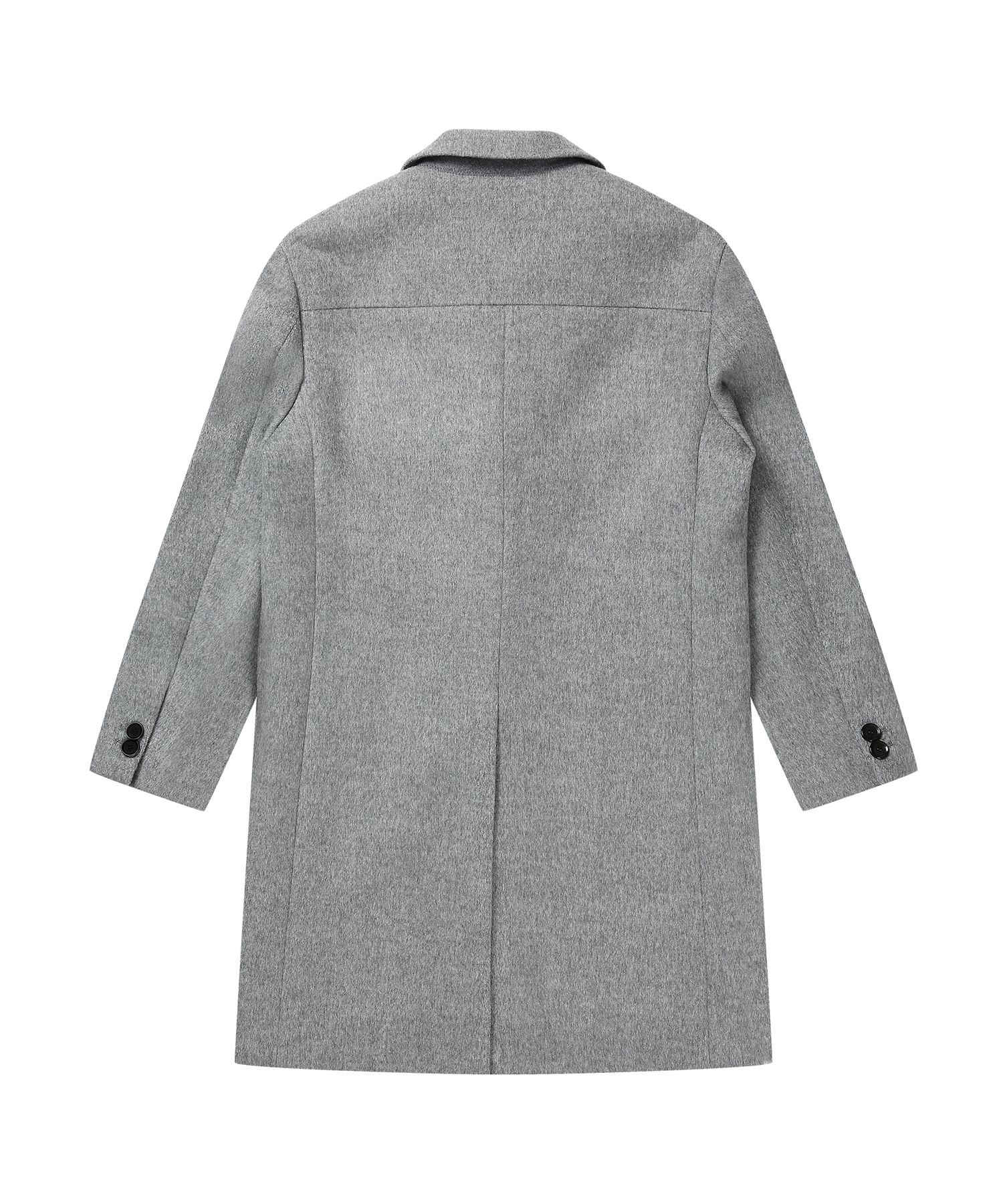 MUSINSA公式 | SOLEW カシミヤブレンドチェスター3ボタンコート_グレー
