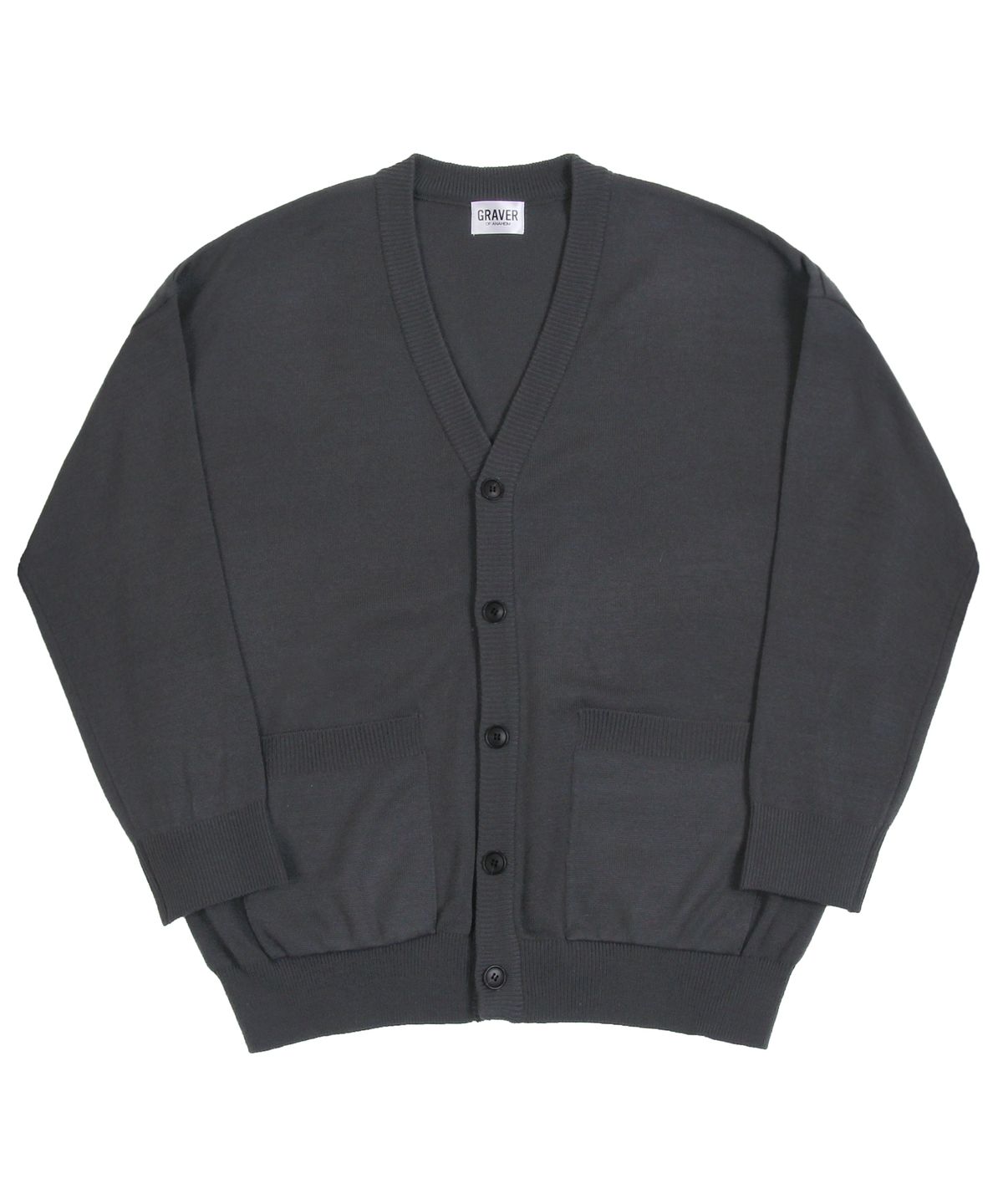 그레이버(GRAVER) [UNISEX]베이직 니트 가디건_6color