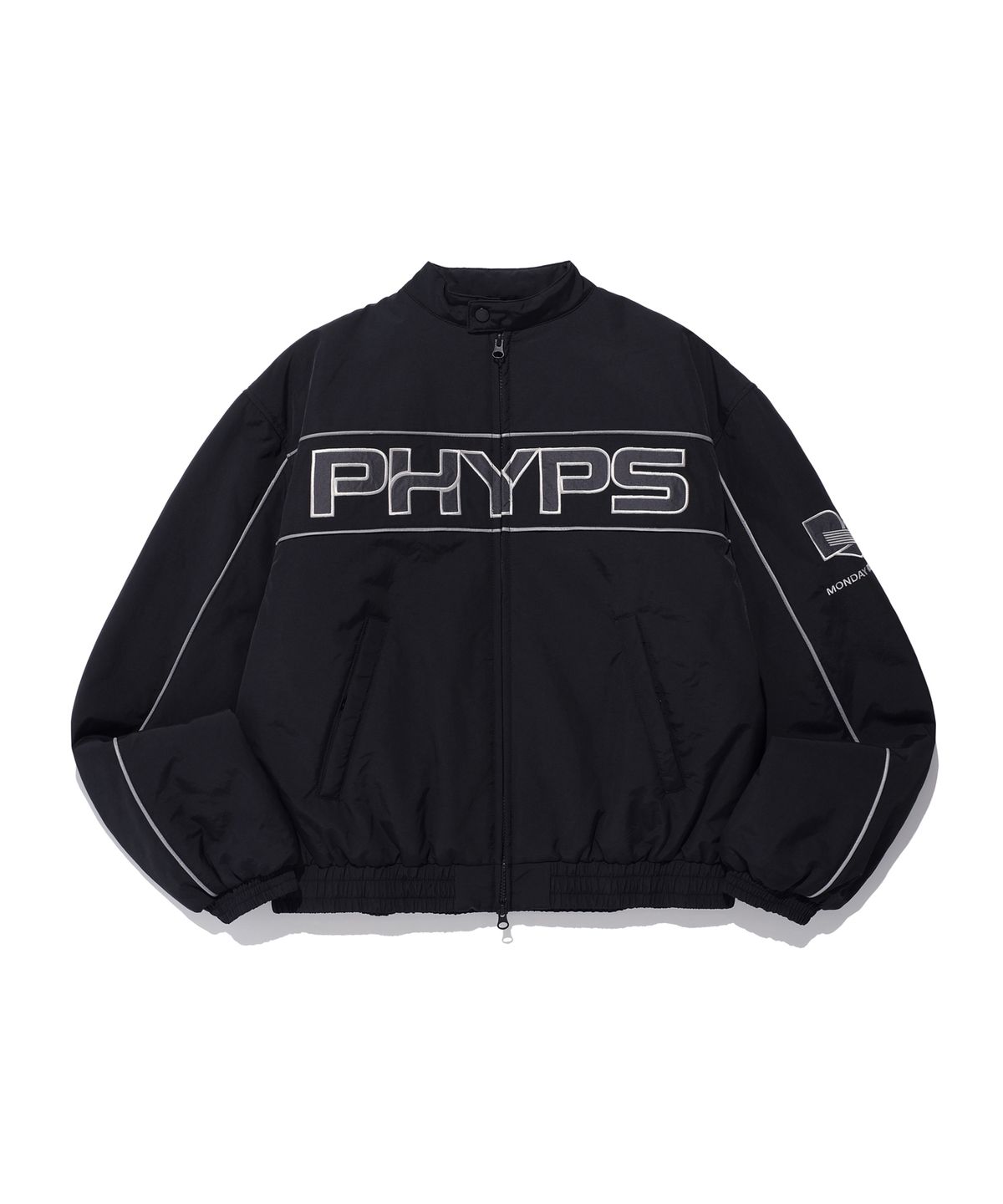 피지컬 디파트먼트(PHYSICAL DEPARTMENT) 챌린저 레이서 자켓_블랙