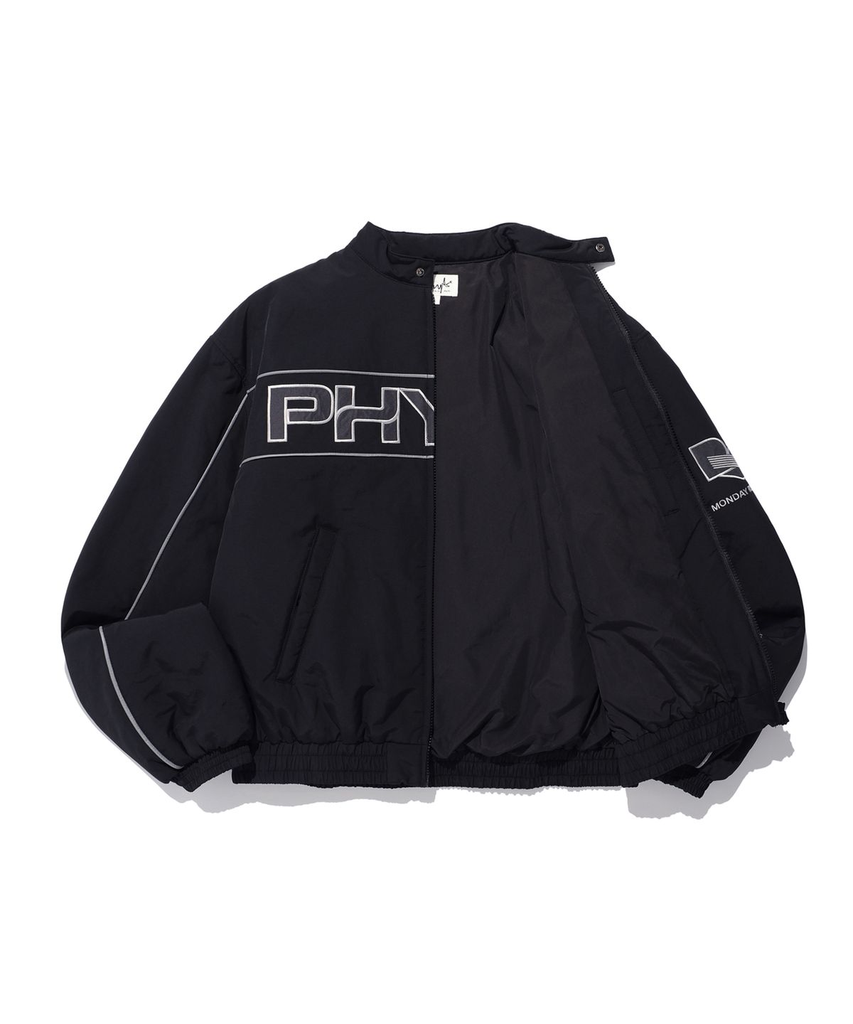 피지컬 디파트먼트(PHYSICAL DEPARTMENT) 챌린저 레이서 자켓_블랙