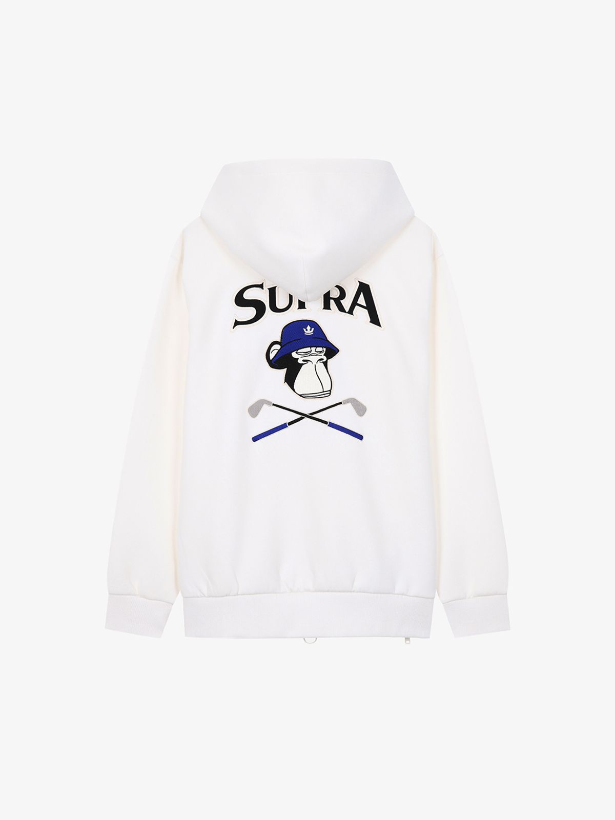 수프라(SUPRA) BAYC 여성 골프 그래픽 후드 집업(CREAM)